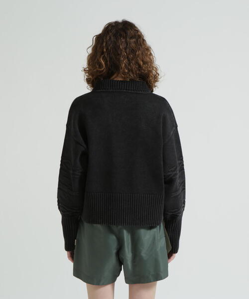 AVIREX(アヴィレックス)の「《直営店限定》GARMENTDYED CARDIGAN(カーディガン/ボレロ・レディース・パープル/アイボリー/チャコールグレー・F)」の17枚目の写真