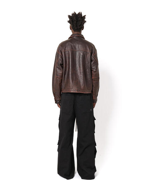 DANKE SCHON（ダンケシェーン）の「DankeSchon/ダンケシェーン/TCBLACK FLARE CARGOPANTS（カーゴパンツ・メンズ・ブラック・L/S/XL/M）」の15枚目の写真