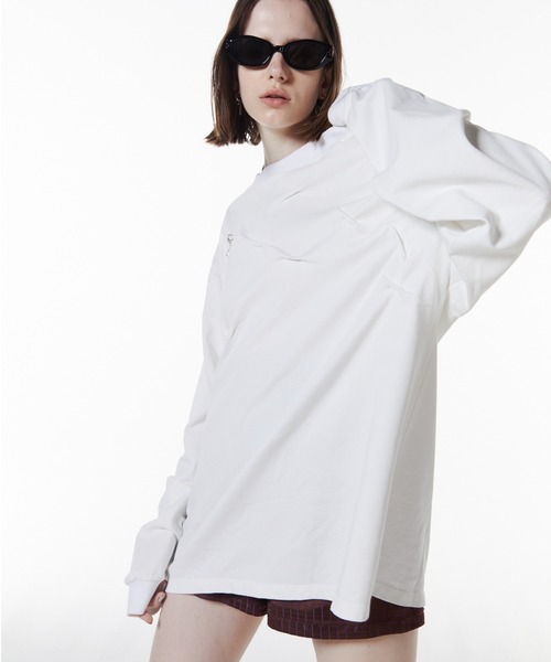 JOSEMOON SATIN STRIPE SHORT PANTS/ジョゼムーンサテンストライプ