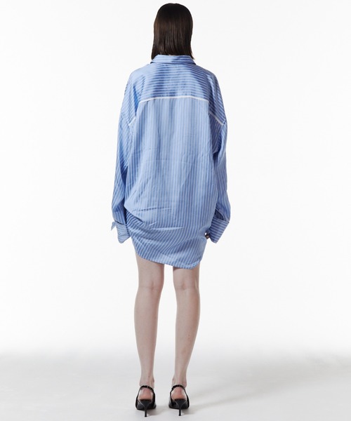 JOSEMOON SATIN STRIPE SHORT PANTS/ジョゼムーンサテンストライプ