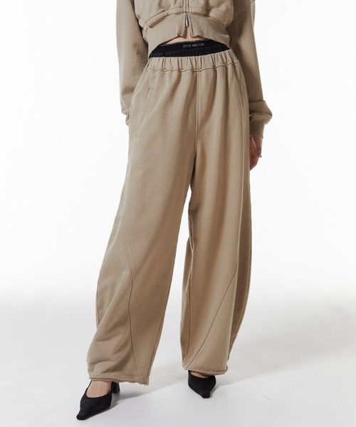 JOSEMOON SATIN STRIPE SHORT PANTS/ジョゼムーンサテン
