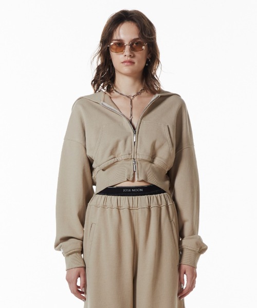 JOSE MOON（ジョゼムーン）の「JOSEMOON SATIN STRIPE SHORT PANTS/ジョゼムーンサテンストライプショートパンツ（その他パンツ・レディース・ブラック/サックスブルー/ホワイト/ブラウン・FREE）」の19枚目の写真