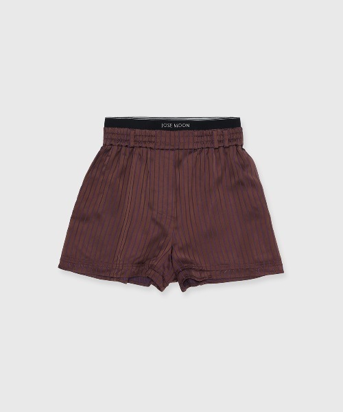 JOSEMOON SATIN STRIPE SHORT PANTS/ジョゼムーンサテン