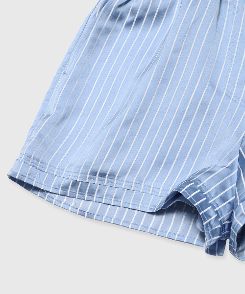 JOSEMOON SATIN STRIPE SHORT PANTS/ジョゼムーンサテンストライプ