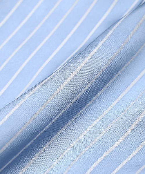 JOSE MOON（ジョゼムーン）の「JOSEMOON SATIN STRIPE SHORT PANTS/ジョゼムーンサテンストライプショートパンツ（その他パンツ・レディース・ブラック/サックスブルー/ホワイト/ブラウン・FREE）」の6枚目の写真