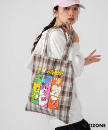 WEGO | ∴WEGO/【25年秋冬新作】ZIZONE別注チェックトートバッグ(トートバッグ)