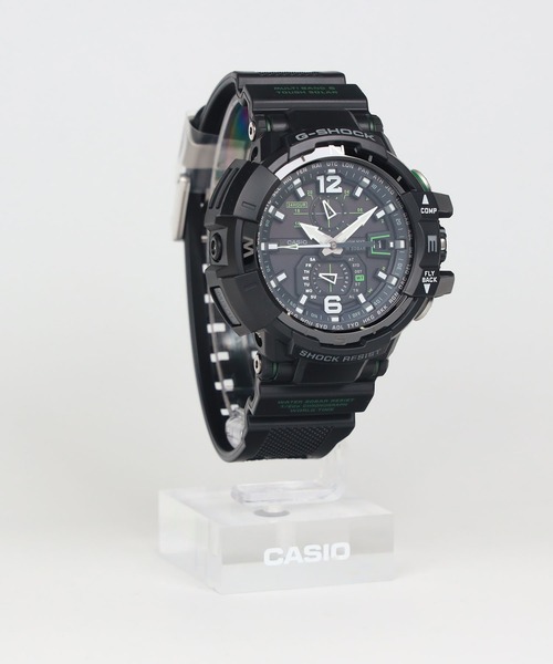 G-SHOCK(ジーショック)の「MASTER OF G GRAVITYMASTER / GW-A1100-1A3JF(アナログ腕時計・メンズ・ブラック×グリーン・FREE)」の13枚目の写真