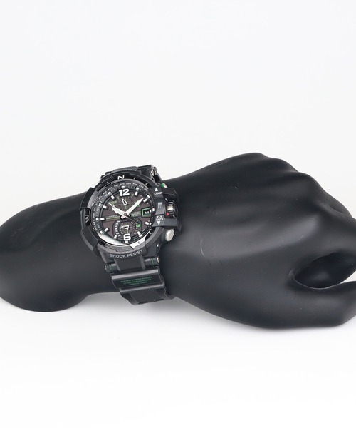 G-SHOCK(ジーショック)の「MASTER OF G GRAVITYMASTER / GW-A1100-1A3JF(アナログ腕時計・メンズ・ブラック×グリーン・FREE)」の10枚目の写真