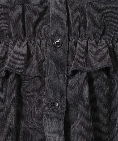 LAKOLE(ラコレ)の「コーデュロイフリルシャツ / 596070(シャツ/ブラウス・レディース・ピンク/ブラウン/チャコール/アイボリー・FREE)」の18枚目の写真