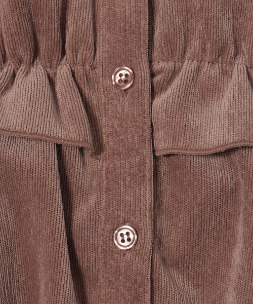 LAKOLE(ラコレ)の「コーデュロイフリルシャツ / 596070(シャツ/ブラウス・レディース・ピンク/ブラウン/チャコール/アイボリー・FREE)」の19枚目の写真