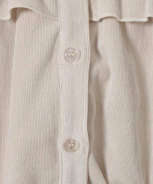 LAKOLE(ラコレ)の「コーデュロイフリルシャツ / 596070(シャツ/ブラウス・レディース・ピンク/ブラウン/チャコール/アイボリー・FREE)」の20枚目の写真