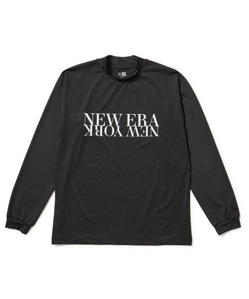 NEW ERA（ニューエラ）の「NEW ERA GOLF/ニューエラゴルフ 長袖 ミッドネック ベアTシャツ 14669861/14669862（シャツ/ブラウス・メンズ・ブラック/オフホワイト・M/L/XL/2XL）」の2枚目の写真