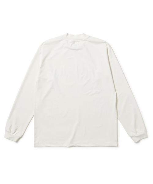 NEW ERA（ニューエラ）の「NEW ERA GOLF/ニューエラゴルフ 長袖 ミッドネック ベアTシャツ 14669861/14669862（シャツ/ブラウス・メンズ・ブラック/オフホワイト・M/L/XL/2XL）」の7枚目の写真