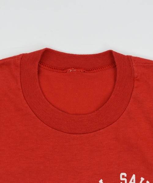 LABORATORY R(ラボラトリーアール)の「【USED】80’s “ALL SAINTS” ロゴ Tシャツ(Tシャツ/カットソー・メンズ・レッド・X-SMALL)」の3枚目の写真
