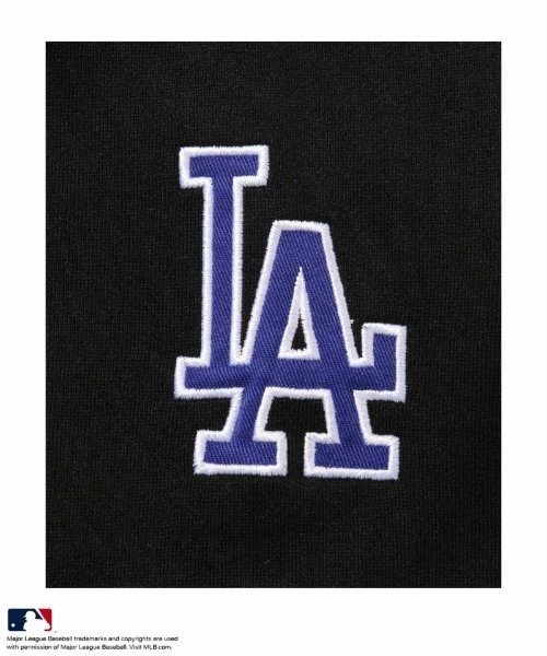 MLB（メジャーリーグベースボール）の「【MLB /メジャーリーグベースボール 】静電フロッキーロゴスウエット（スウェット・メンズ・ネイビー/アッシュグレー/ブラック/グリーン・XL/L/M）」の7枚目の写真