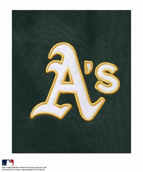 MLB（メジャーリーグベースボール）の「【MLB /メジャーリーグベースボール 】静電フロッキーロゴスウエット（スウェット・メンズ・ネイビー/アッシュグレー/ブラック/グリーン・XL/L/M）」の5枚目の写真