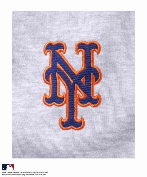 MLB（メジャーリーグベースボール）の「【MLB /メジャーリーグベースボール 】静電フロッキーロゴスウエット（スウェット・メンズ・ネイビー/アッシュグレー/ブラック/グリーン・XL/L/M）」の11枚目の写真