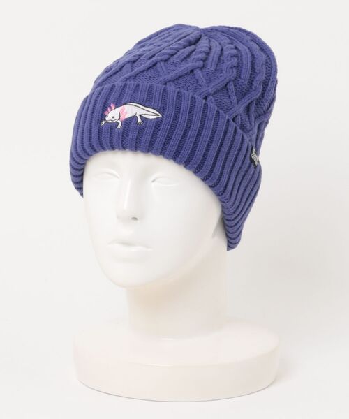 go slow caravan（ゴースローキャラバン）の「ケーブル刺繍ニットキャップ（ニットキャップ/ビーニー・レディース・マルーン/バイオレット/オリーブ/ブラック・FREE）」の11枚目の写真