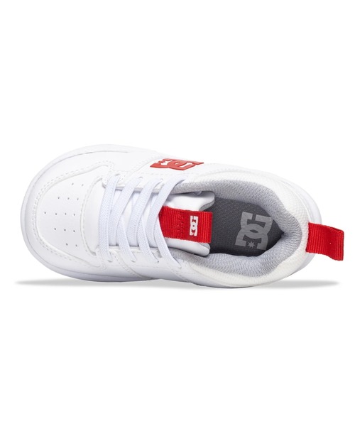 DC SHOES(ディーシーシューズ)の「Ts LYNX ZERO ELASTIC /DCキッズロゴローカットスニーカー(スニーカー・キッズ・ホワイト×ネイビー/ウィート/ホワイト×レッド・13cm/14cm/15cm/16cm)」の6枚目の写真