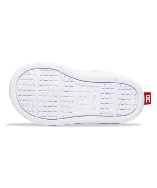 DC SHOES(ディーシーシューズ)の「Ts LYNX ZERO ELASTIC /DCキッズロゴローカットスニーカー(スニーカー・キッズ・ホワイト×ネイビー/ウィート/ホワイト×レッド・13cm/14cm/15cm/16cm)」の7枚目の写真