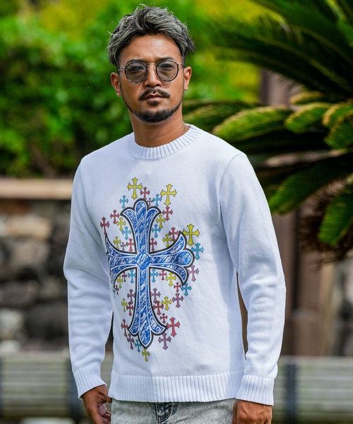 RTEGマルチプルクロスニット（ニット/セーター）｜adamsJUGGLER