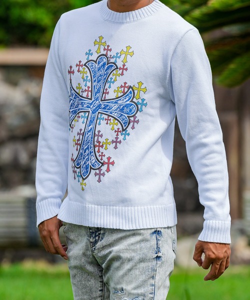 RTEGマルチプルクロスニット（ニット/セーター）｜adamsJUGGLER