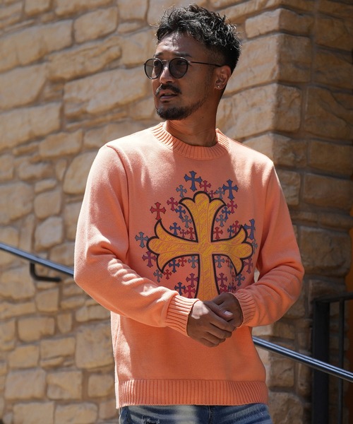 RTEGマルチプルクロスニット（ニット/セーター）｜adamsJUGGLER