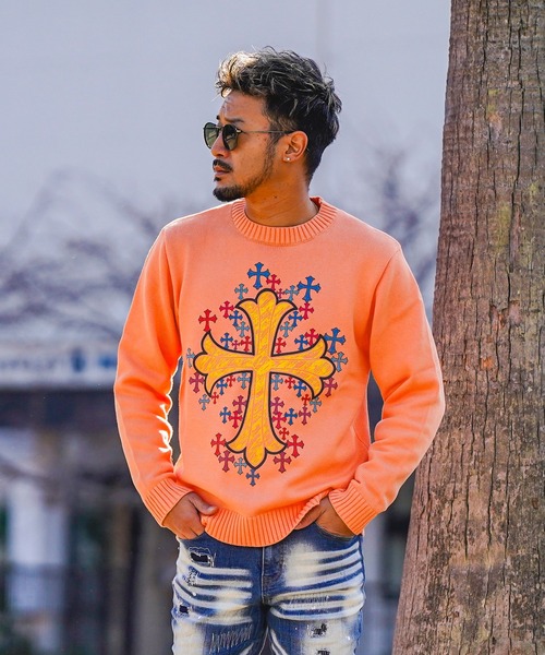 RTEGマルチプルクロスニット（ニット/セーター）｜adamsJUGGLER