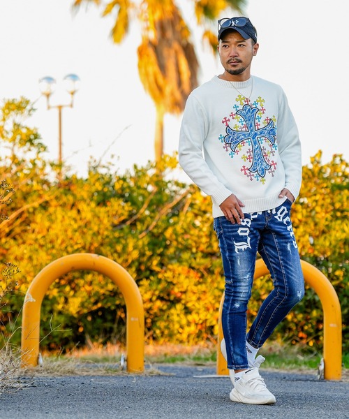 RTEGマルチプルクロスニット（ニット/セーター）｜adamsJUGGLER