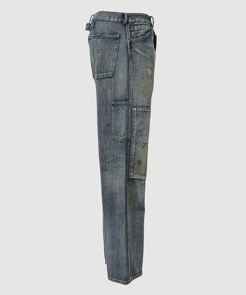 BOW WOW(バウワウ)の「MINER'S REPAIRED DENIM WORK PANTS(デニムパンツ・メンズ・インディゴブルー・L/XL)」の3枚目の写真