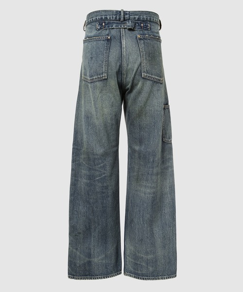 BOW WOW(バウワウ)の「MINER'S REPAIRED DENIM WORK PANTS(デニムパンツ・メンズ・インディゴブルー・L/XL)」の4枚目の写真