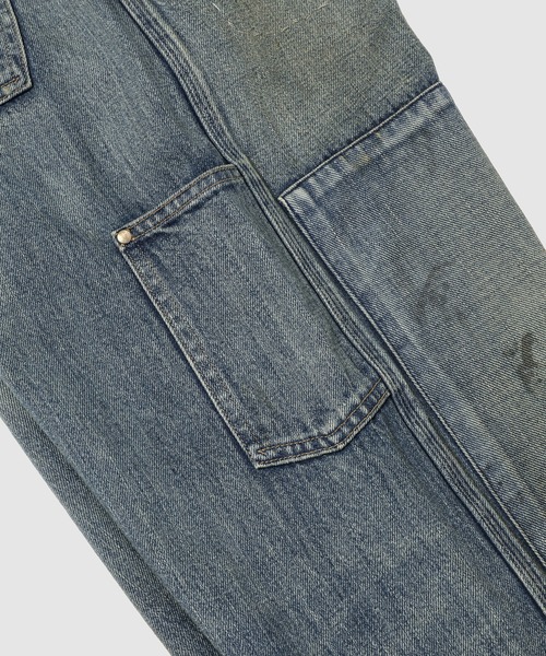 BOW WOW(バウワウ)の「MINER'S REPAIRED DENIM WORK PANTS(デニムパンツ・メンズ・インディゴブルー・L/XL)」の9枚目の写真