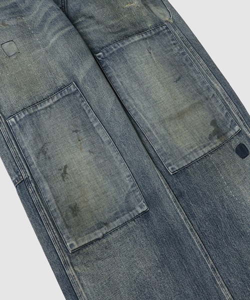 BOW WOW(バウワウ)の「MINER'S REPAIRED DENIM WORK PANTS(デニムパンツ・メンズ・インディゴブルー・L/XL)」の6枚目の写真