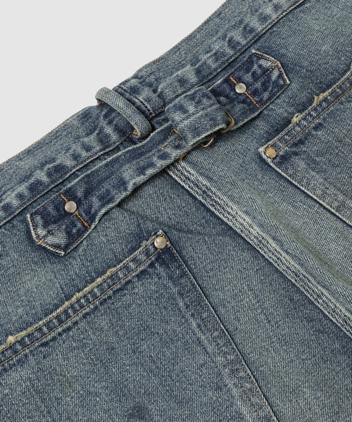 BOW WOW(バウワウ)の「MINER'S REPAIRED DENIM WORK PANTS(デニムパンツ・メンズ・インディゴブルー・L/XL)」の10枚目の写真