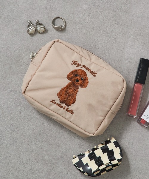 セール】【SETUP7】アニマル刺繍ポーチ SNBD（ポーチ）｜SETUP7