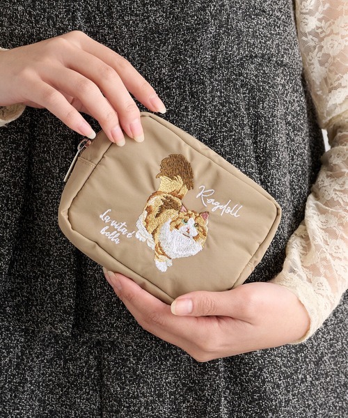 セール】【SETUP7】アニマル刺繍ポーチ SNBD（ポーチ）｜SETUP7