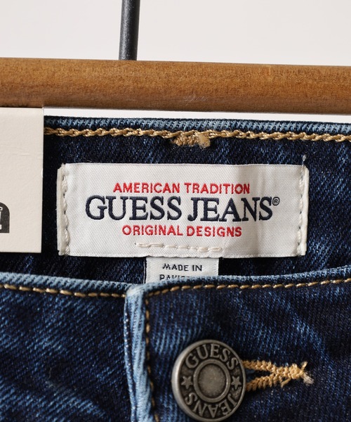 GUESS JEANS(ゲスジーンズ)の「GUESS JEANS GJ G05 HIGH RISE SKINNY ゲスジーンズ ストレッチスキニー ナチュラルフィットデニムパンツ ジーンズ(デニムパンツ・レディース・ダークインディゴブルー・27inch/25inch/24inch/28inch/26inch)」の11枚目の写真