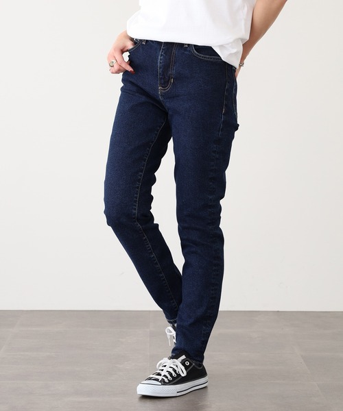 GUESS JEANS(ゲスジーンズ)の「GUESS JEANS GJ G05 HIGH RISE SKINNY ゲスジーンズ ストレッチスキニー ナチュラルフィットデニムパンツ ジーンズ(デニムパンツ・レディース・ダークインディゴブルー・27inch/25inch/24inch/28inch/26inch)」の5枚目の写真