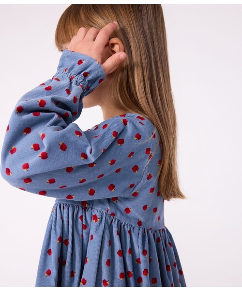 PETIT BATEAU(プチバトー)の「ワンピース(ワンピース・キッズ・ライトブルー・3YEAR/4YEAR/5YEAR)」の2枚目の写真