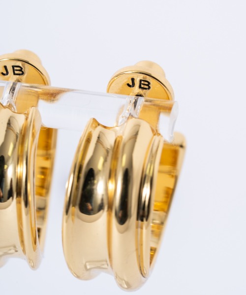JENNYBIRD(ジェニーバード)の「【JENNY BIRD/ジェニーバード】フープピアス Lennon Hoops(ピアス(両耳用)・レディース・シルバー/ゴールド・FREE)」の4枚目の写真