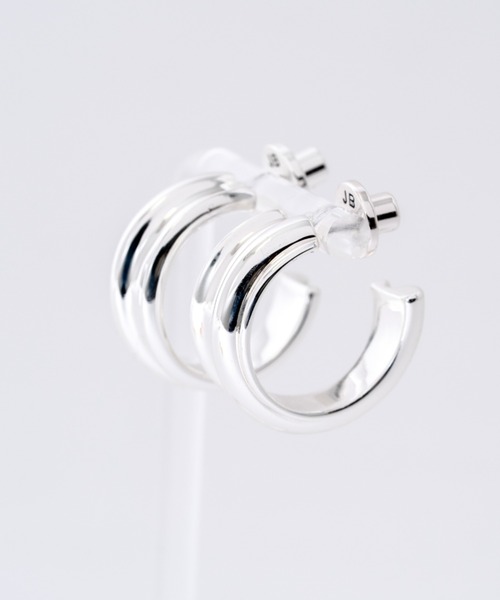 JENNYBIRD(ジェニーバード)の「【JENNY BIRD/ジェニーバード】フープピアス Lennon Hoops(ピアス(両耳用)・レディース・シルバー/ゴールド・FREE)」の7枚目の写真