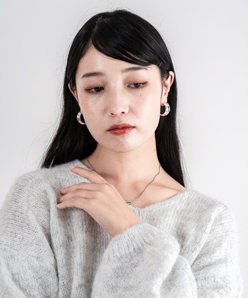 JENNYBIRD(ジェニーバード)の「【JENNY BIRD/ジェニーバード】フープピアス Lennon Hoops(ピアス(両耳用)・レディース・シルバー/ゴールド・FREE)」の13枚目の写真