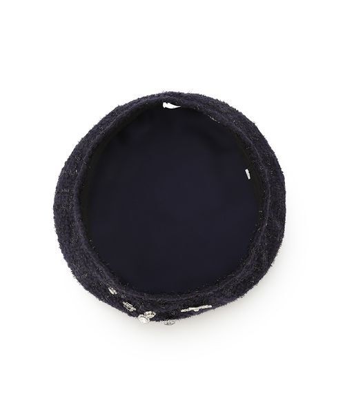 LILY BROWN（リリーブラウン）の「[L.B CANDY STOCK]デコラティブベレー帽（ハンチング/ベレー帽・レディース・ネイビー/グレー/ライトベージュ・F）」の10枚目の写真