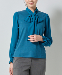 NARACAMICIE | 【NARACAMICIE】ウールジャージリボンプルオーバー(Tシャツ/カットソー)