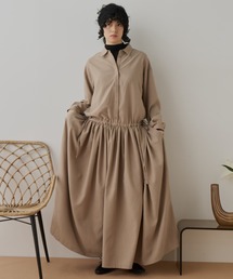 Libra Cue（リブラ キュー）の「ブラウジングロングワンピース（ワンピース）」