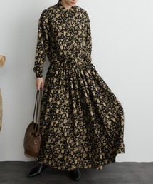 Libra Cue | ブラウジングロングワンピース(ワンピース)