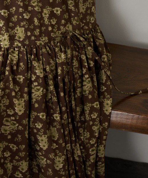 Libra Cue（リブラ キュー）の「ブラウジングロングワンピース（ワンピース・レディース・ブラウン/ブラック/ダークブラック/ベージュ・FREE）」の13枚目の写真