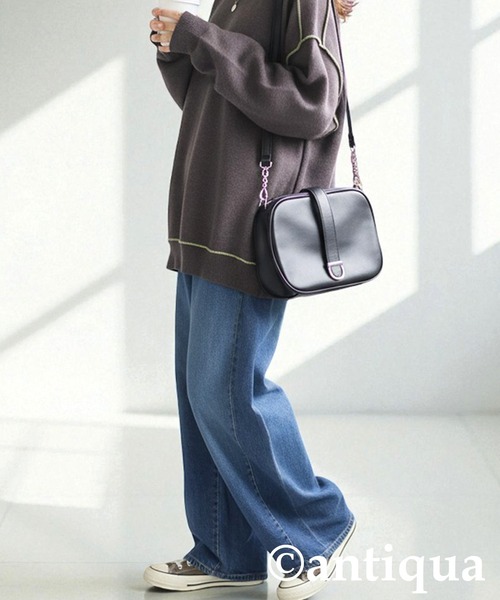 antiqua(アンティカ)の「ワイドデニムパンツ(デニムパンツ・レディース・インディゴブルー・LARGE/MEDIUM)」の9枚目の写真