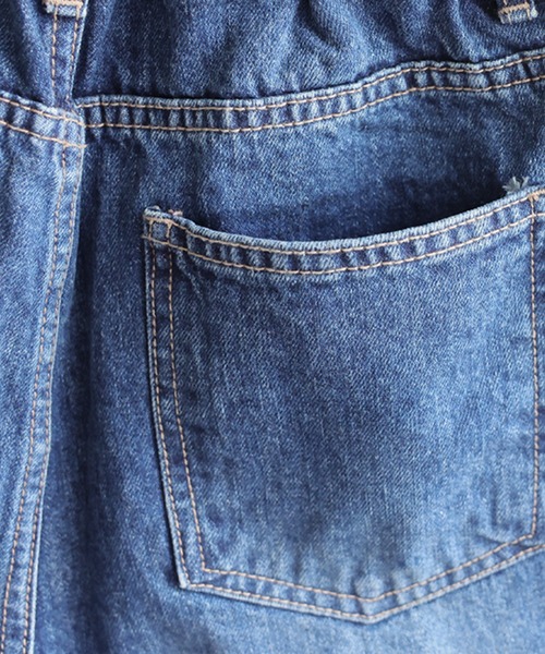 antiqua(アンティカ)の「ワイドデニムパンツ(デニムパンツ・レディース・インディゴブルー・LARGE/MEDIUM)」の17枚目の写真