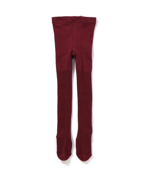 Ampersand(アンパサンド)の「【ジュニア対応】カラフルリブウエストハグタイツ(タイツ/ストッキング・キッズ・グレー/オフホワイト/ブラック/ベージュ/レッド/オレンジ/マスタード・90/100/110/120/140/80)」の6枚目の写真